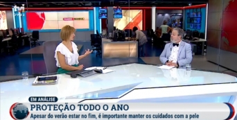 TVI, entrevista a Francisco George sobre os Riscos da Exposição Solar